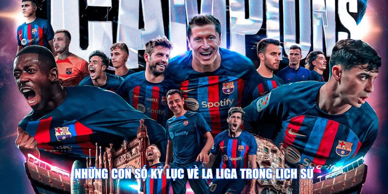 Những con số kỷ lục về La Liga trong lịch sử